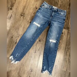 KanCan Ripped Blue Skinny Jeans